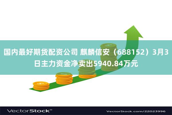 国内最好期货配资公司 麒麟信安（688152）3月3日主力资金净卖出5940.84万元